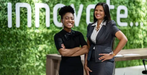 Graduate using their MBA qualification to lead projects and make a positive difference at work.